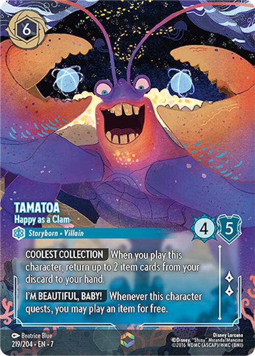 Tamatoa - Happy as a Clam (Enchanted) (219/204) [Archazia's Island] | Jack's On Queen