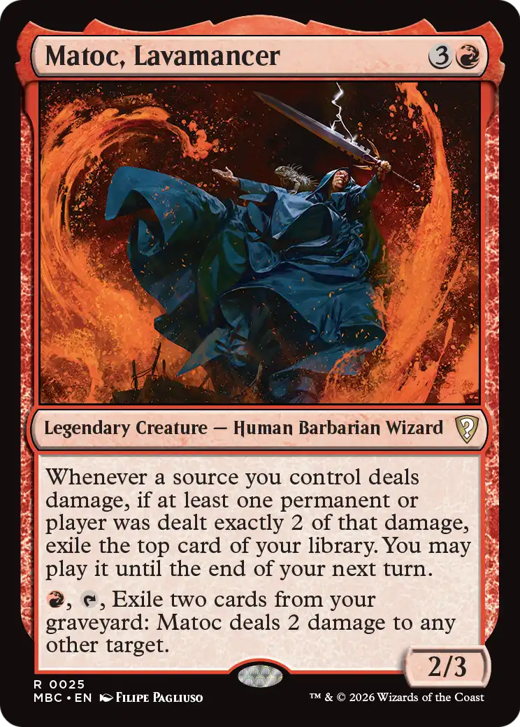 Matoc, Lavamancer [Mystery Booster: Commander Edition] | Jack's On Queen