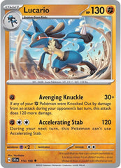 Lucario (114/198) [Scarlet & Violet: Base Set] | Jack's On Queen