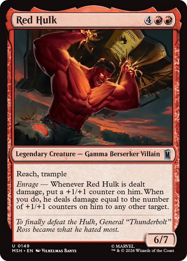 Red Hulk [Marvel Super Heroes] | Jack's On Queen