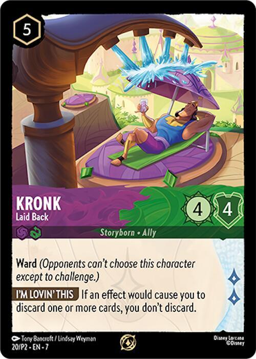 Kronk - Laid Back (20) [Disney Lorcana Promo Cards] | Jack's On Queen
