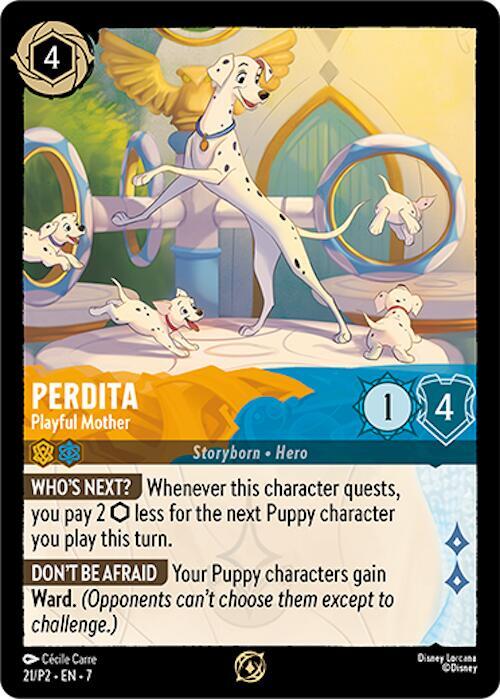Perdita - Playful Mother (21) [Disney Lorcana Promo Cards] | Jack's On Queen