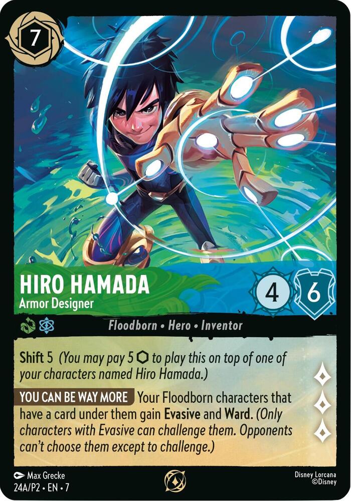 Hiro Hamada - Armor Designer (Store Championship Participant) (24A) [Disney Lorcana Promo Cards] | Jack's On Queen