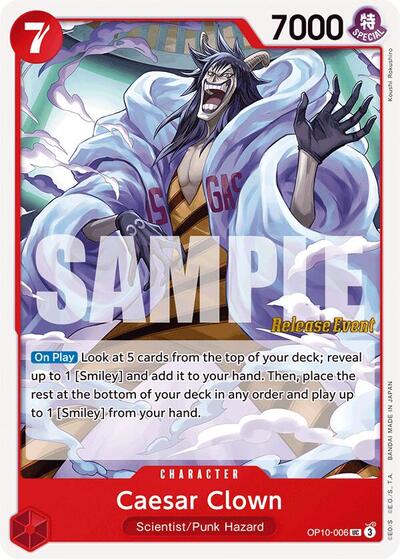 Caesar Clown (006) (OP10-006) [Royal Blood Release Event Cards] | Jack's On Queen
