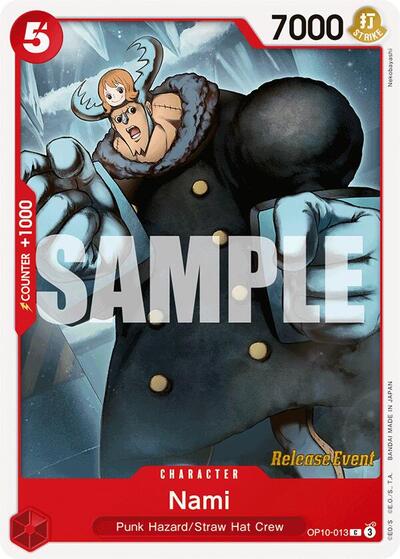 Nami (013) (OP10-013) [Royal Blood Release Event Cards] | Jack's On Queen