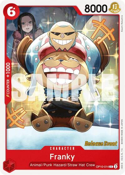 Franky (014) (OP10-014) [Royal Blood Release Event Cards] | Jack's On Queen