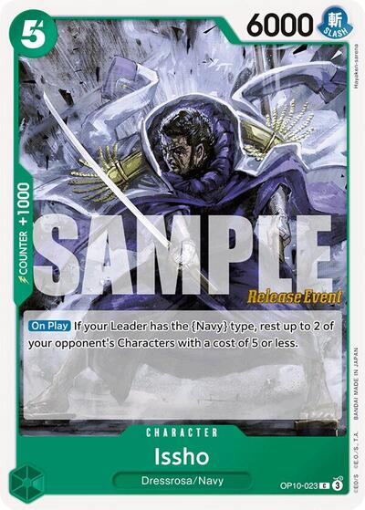 Issho (OP10-023) [Royal Blood Release Event Cards] | Jack's On Queen
