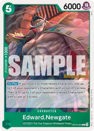 Edward.Newgate (OP10-024) [Royal Blood Release Event Cards] | Jack's On Queen
