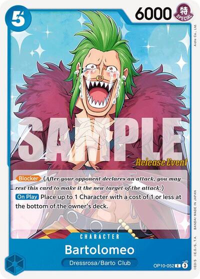 Bartolomeo (OP10-052) [Royal Blood Release Event Cards] | Jack's On Queen