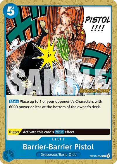 Barrier-Barrier Pistol (OP10-060) [Royal Blood Release Event Cards] | Jack's On Queen