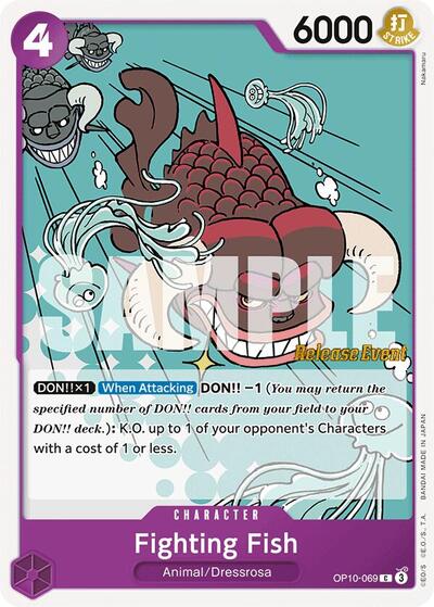 Fighting Fish (OP10-069) [Royal Blood Release Event Cards] | Jack's On Queen