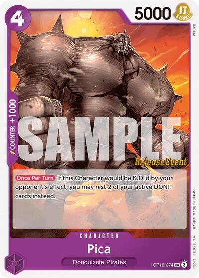 Pica (OP10-074) [Royal Blood Release Event Cards] | Jack's On Queen