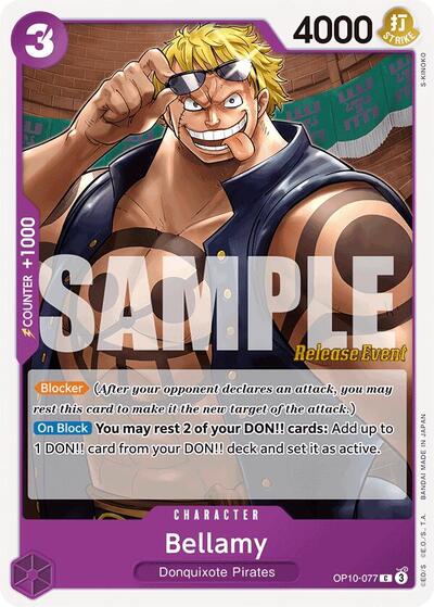 Bellamy (OP10-077) [Royal Blood Release Event Cards] | Jack's On Queen