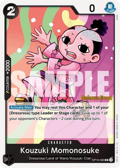 Kouzuki Momonosuke (083) (OP10-083) [Royal Blood Release Event Cards] | Jack's On Queen