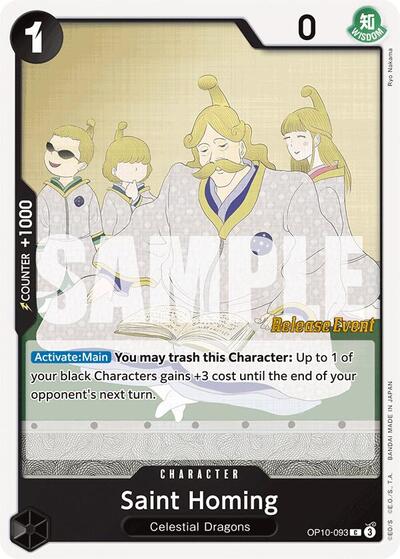 Saint Homing (OP10-093) [Royal Blood Release Event Cards] | Jack's On Queen