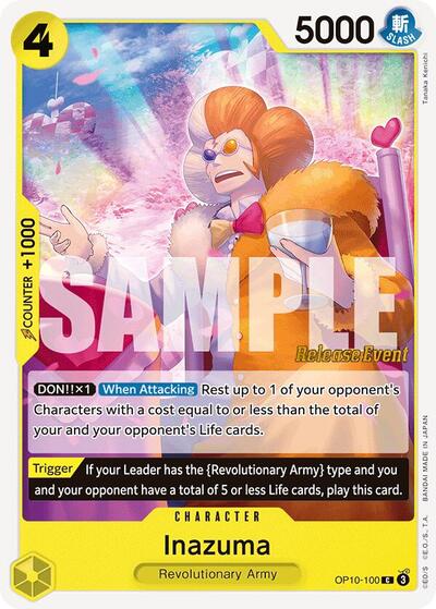 Inazuma (OP10-100) [Royal Blood Release Event Cards] | Jack's On Queen