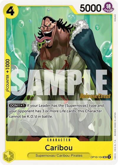 Caribou (OP10-104) [Royal Blood Release Event Cards] | Jack's On Queen