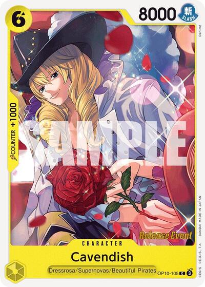 Cavendish (105) (OP10-105) [Royal Blood Release Event Cards] | Jack's On Queen