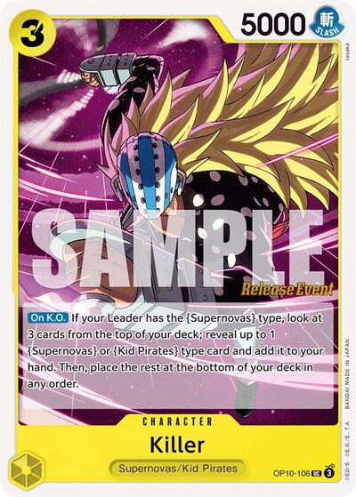 Killer (OP10-106) [Royal Blood Release Event Cards] | Jack's On Queen