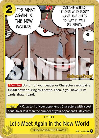 Let's Meet Again in the New World (OP10-115) [Royal Blood Release Event Cards] | Jack's On Queen