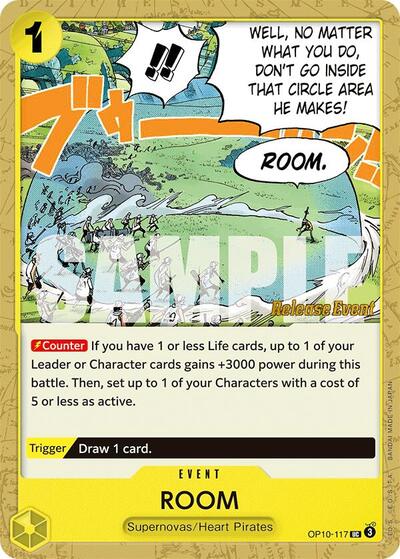 ROOM (OP10-117) [Royal Blood Release Event Cards] | Jack's On Queen