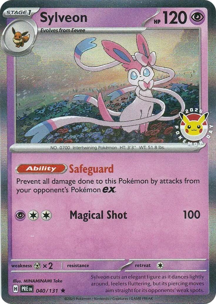 Sylveon (040/131) (Pokemon Day) [Scarlet & Violet: Prismatic Evolutions] | Jack's On Queen