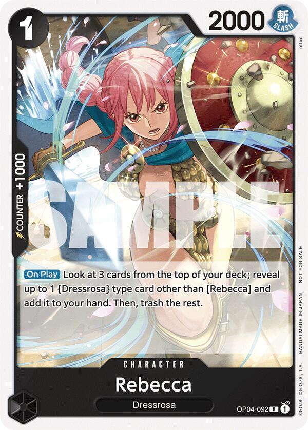 Rebecca (Tournament Pack 2025 Vol. 2) (OP04-092) [One Piece Promotion Cards] | Jack's On Queen