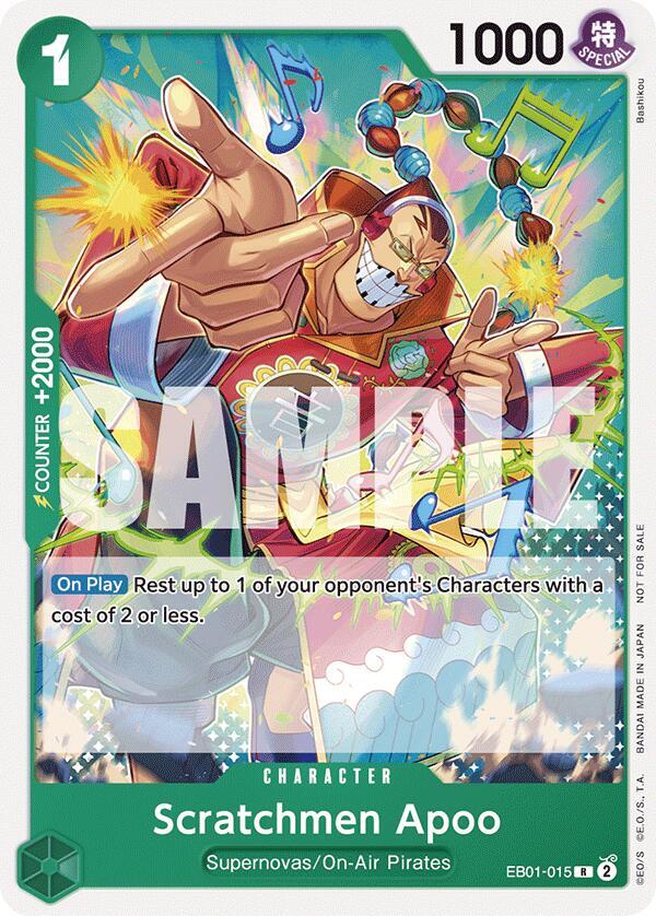 Scratchmen Apoo (Tournament Pack 2025 Vol. 2) (EB01-015) [One Piece Promotion Cards] | Jack's On Queen