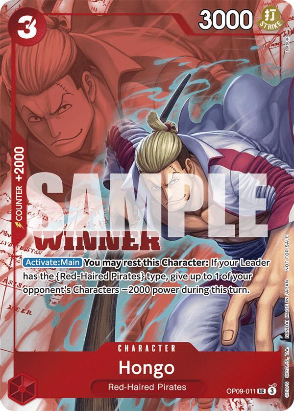 Hongo (Winner Pack 2025 Vol. 2) (OP09-011) [One Piece Promotion Cards] | Jack's On Queen
