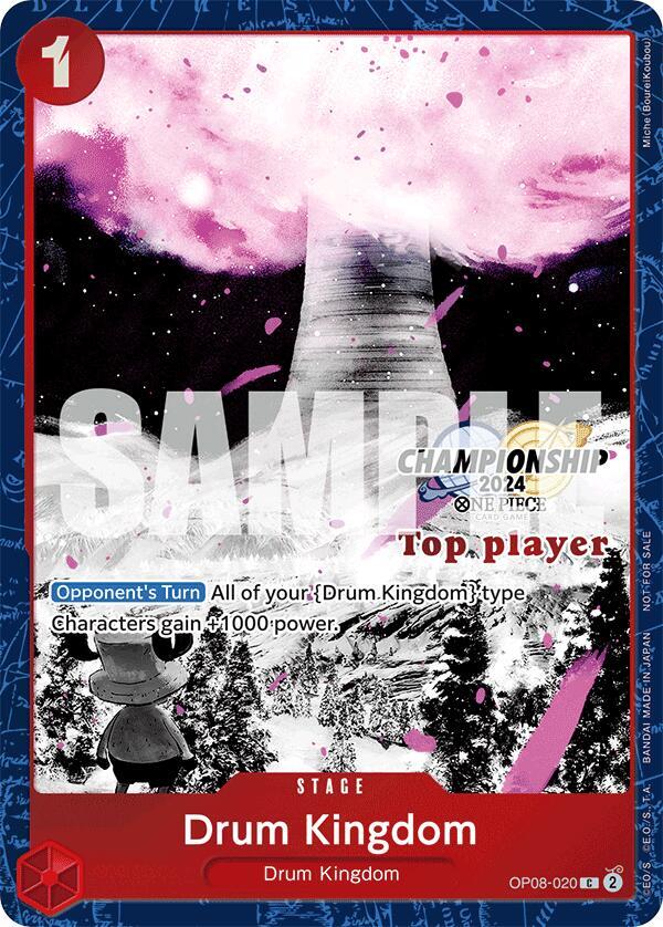 Drum Kingdom (Championship 2024 Top Player Pack Vol. 2) (OP08-020) [One Piece Promotion Cards] | Jack's On Queen