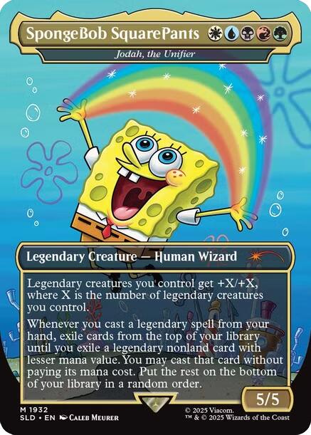 SpongeBob SquarePants - Jodah, the Unifier [Secret Lair Drop Series] | Jack's On Queen