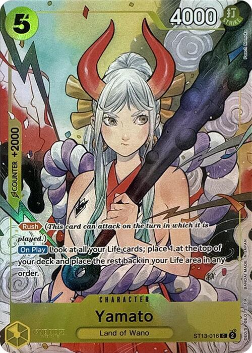 Yamato (Illustration Box Vol.2) (ST13-016) [One Piece Promotion Cards] | Jack's On Queen
