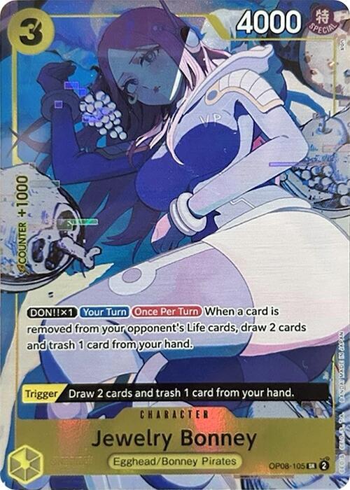 Jewelry Bonney (Illustration Box EX) (OP08-105) [One Piece Promotion Cards] | Jack's On Queen