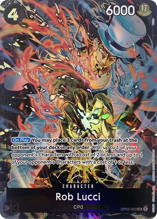 Rob Lucci (Illustration Box EX) (OP05-093) [One Piece Promotion Cards] | Jack's On Queen