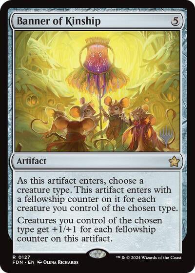 Banner of Kinship (Promo Pack) [Foundations Promos] | Jack's On Queen