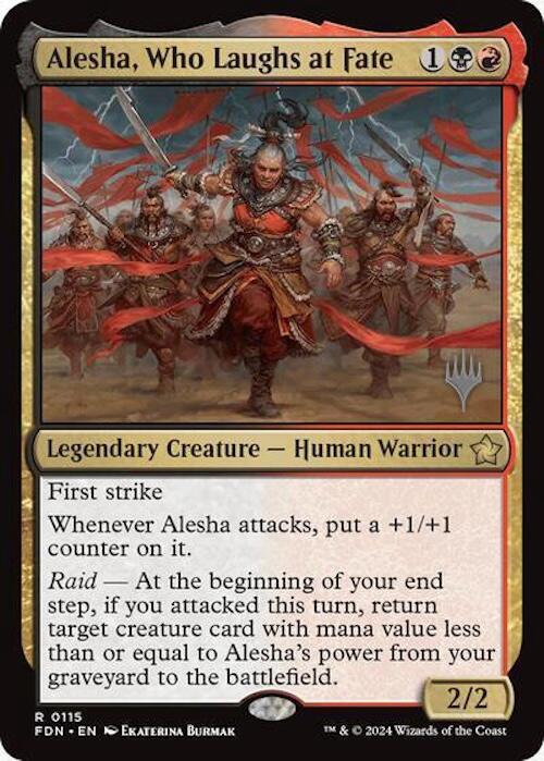 Alesha, Who Laughs at Fate (Promo Pack) [Foundations Promos] | Jack's On Queen