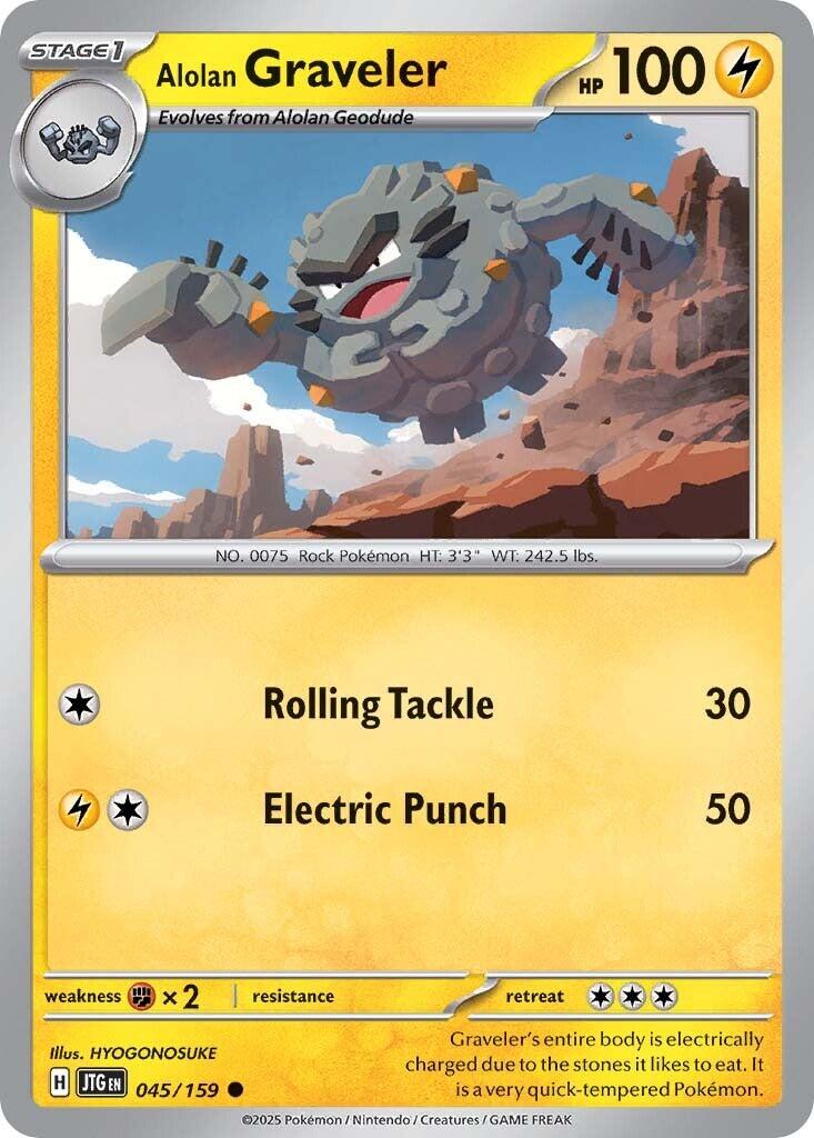 Alolan Graveler (045/159) [Scarlet & Violet: Journey Together] | Jack's On Queen