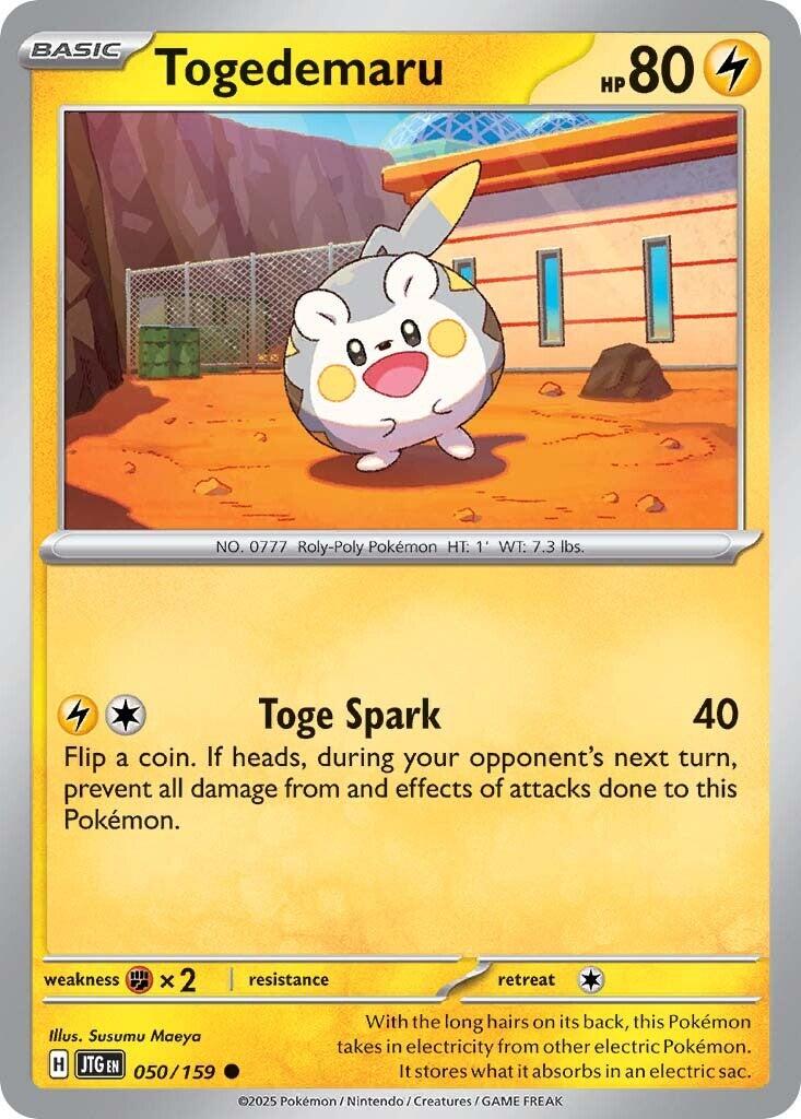 Togedemaru (050/159) [Scarlet & Violet: Journey Together] | Jack's On Queen