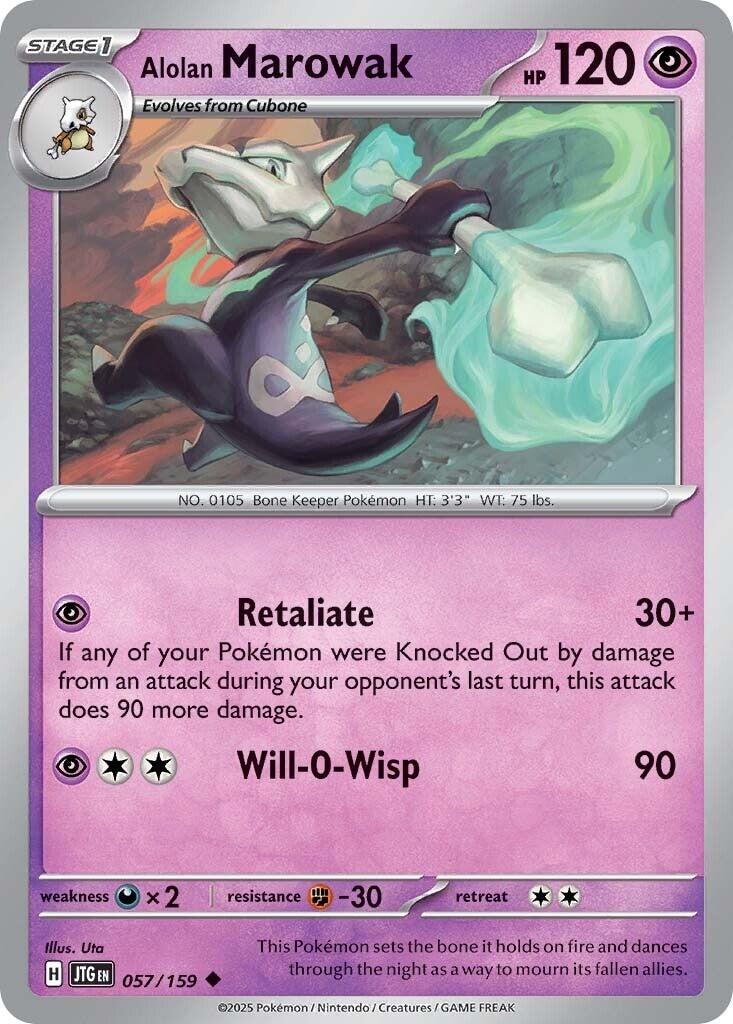 Alolan Marowak (057/159) [Scarlet & Violet: Journey Together] | Jack's On Queen