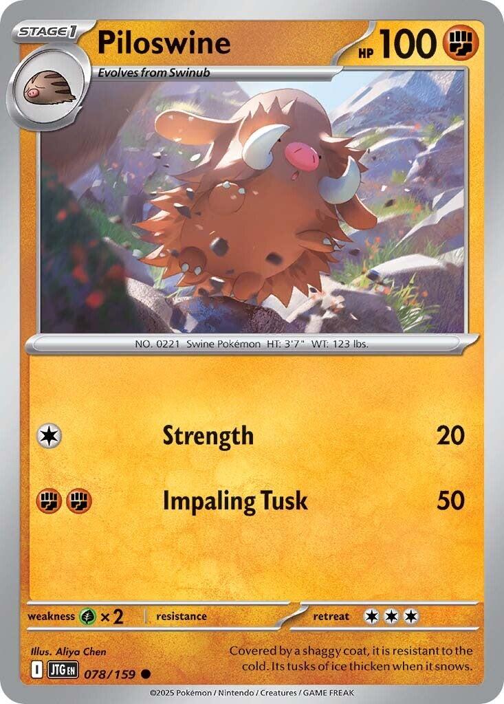 Piloswine (078/159) [Scarlet & Violet: Journey Together] | Jack's On Queen