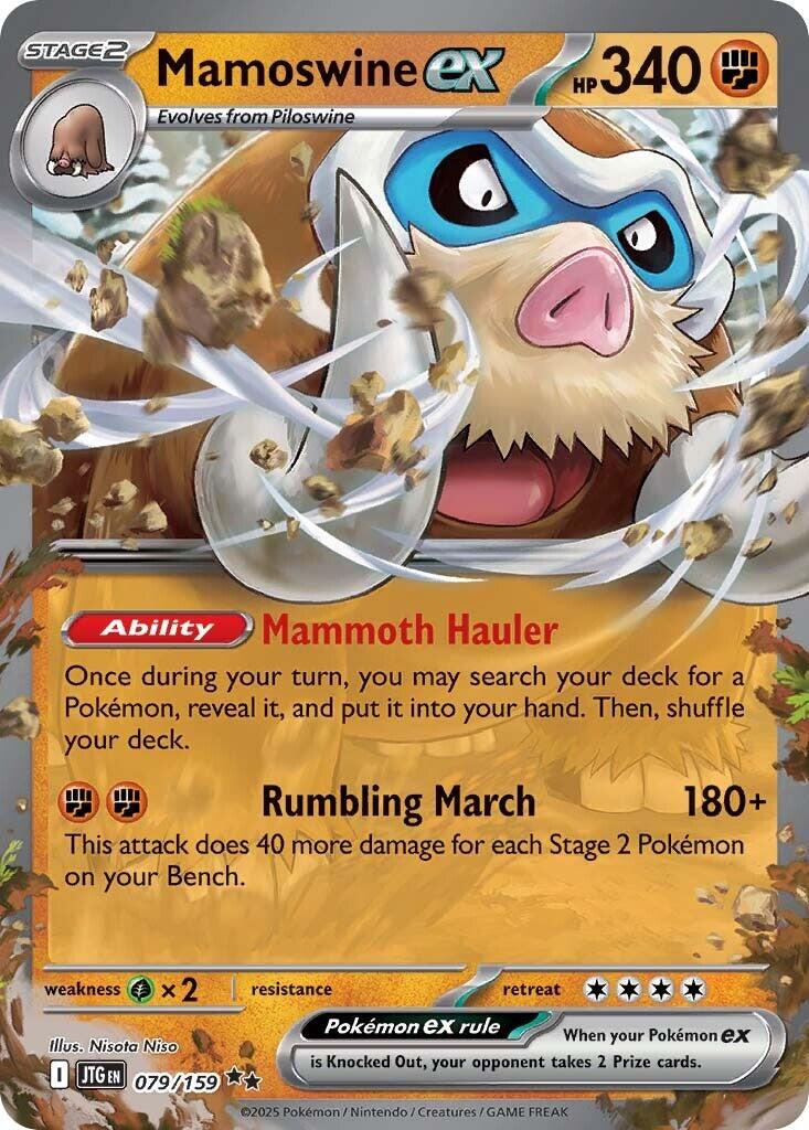 Mamoswine ex (079/159) [Scarlet & Violet: Journey Together] | Jack's On Queen
