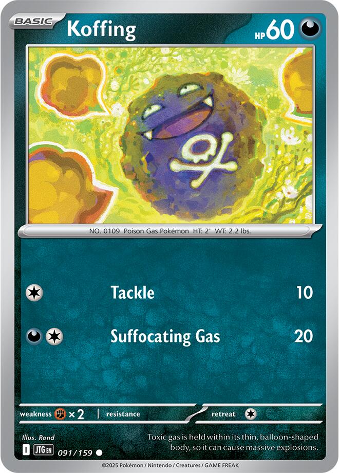 Koffing (091/159) [Scarlet & Violet: Journey Together] | Jack's On Queen