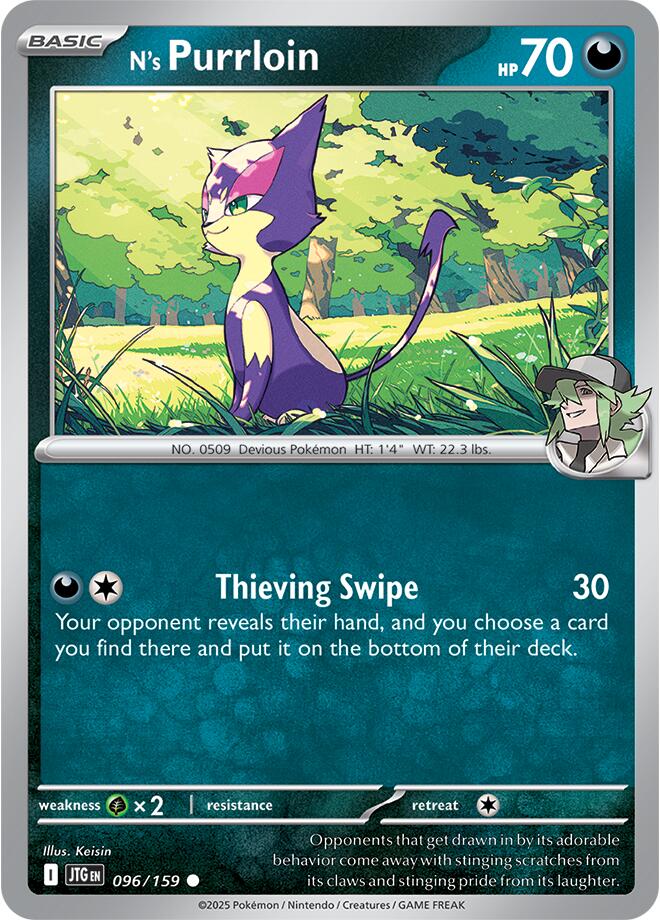 N's Purrloin (096/159) [Scarlet & Violet: Journey Together] | Jack's On Queen