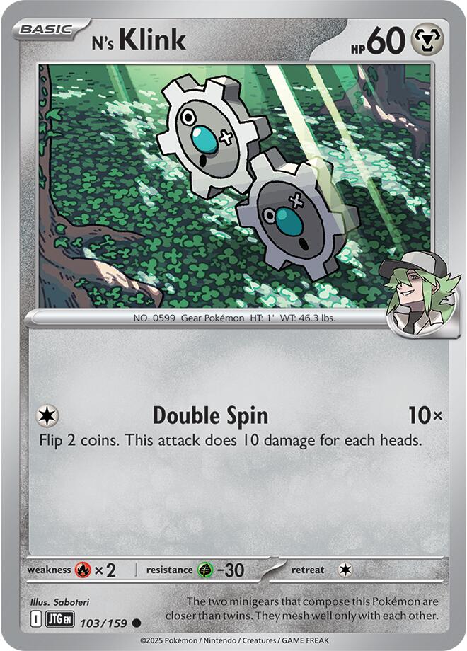 N's Klink (103/159) [Scarlet & Violet: Journey Together] | Jack's On Queen