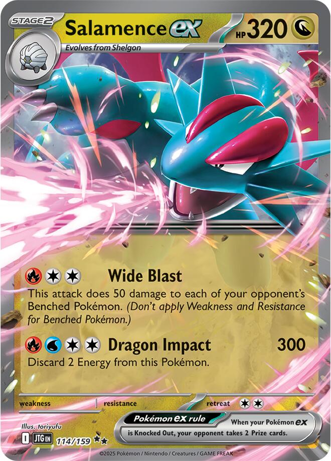 Salamence ex (114/159) [Scarlet & Violet: Journey Together] | Jack's On Queen