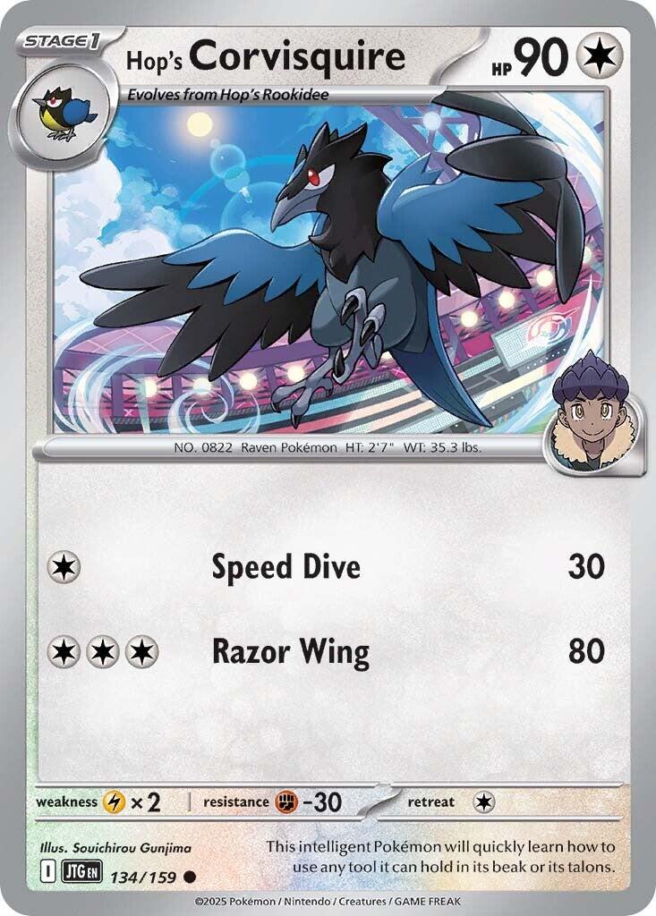 Hop's Corvisquire (134/159) [Scarlet & Violet: Journey Together] | Jack's On Queen