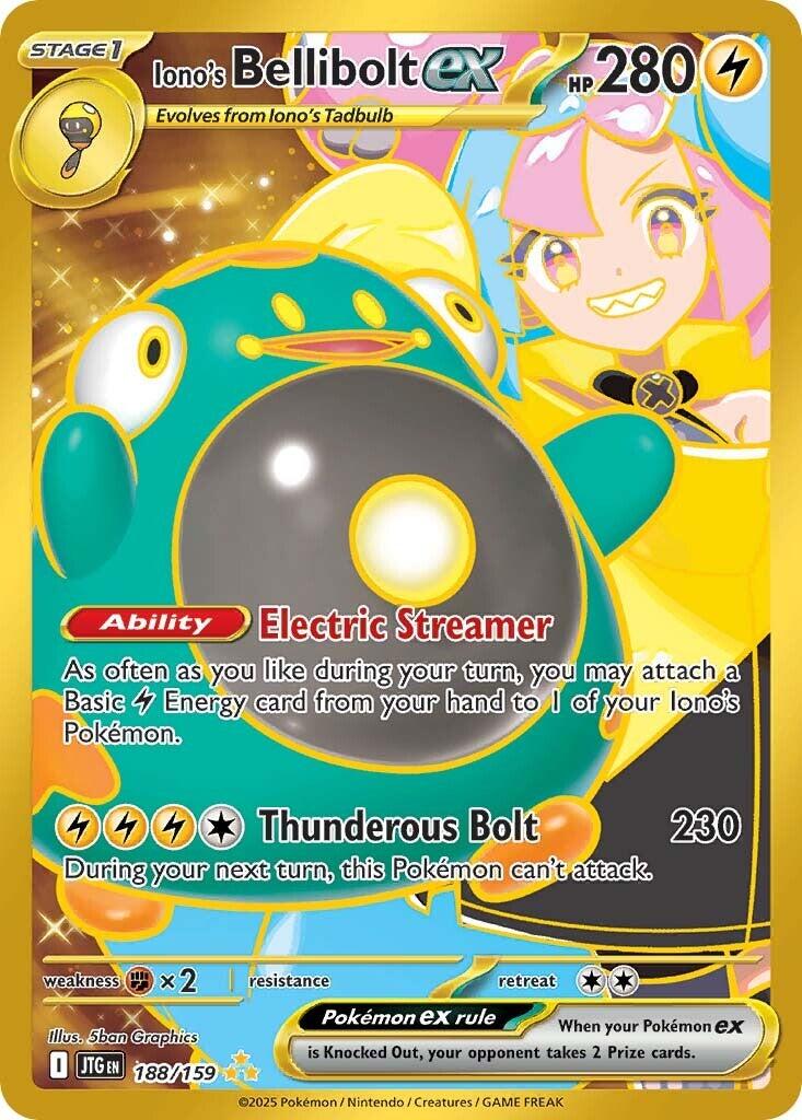 Iono's Bellibolt ex (188/159) [Scarlet & Violet: Journey Together] | Jack's On Queen