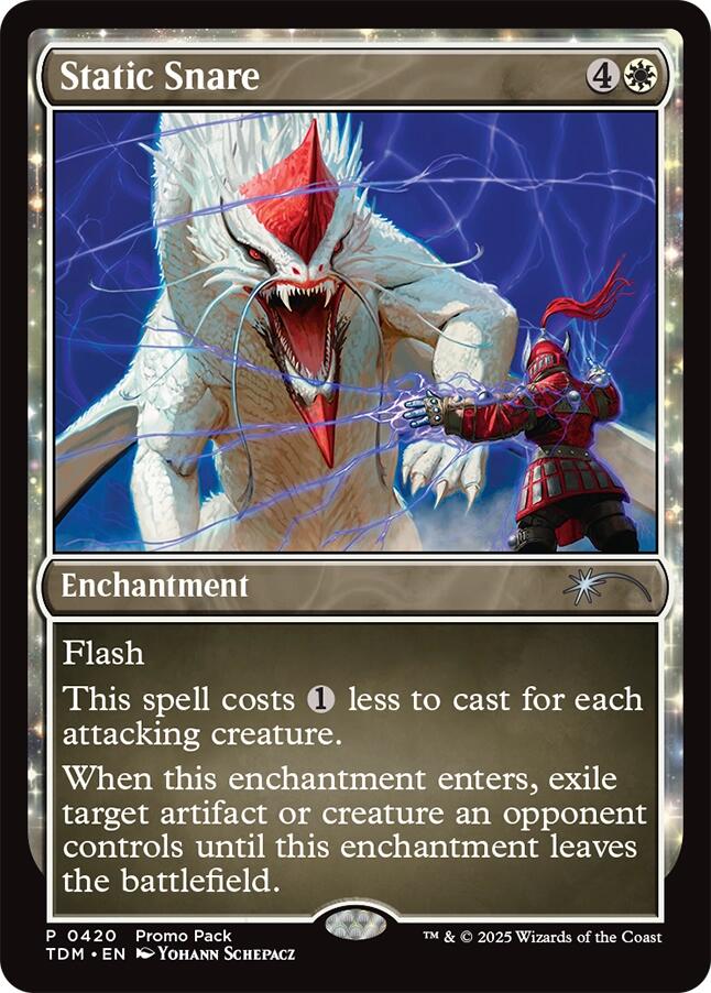 Static Snare (Promo Pack) [Tarkir: Dragonstorm Promos] | Jack's On Queen