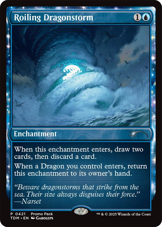 Roiling Dragonstorm [Tarkir: Dragonstorm Promos] | Jack's On Queen