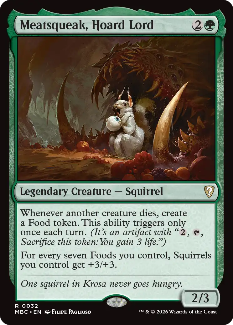 Meatsqueak, Hoard Lord [Mystery Booster: Commander Edition] | Jack's On Queen